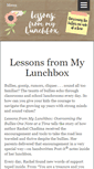 Mobile Screenshot of lessonsfrommylunchbox.com